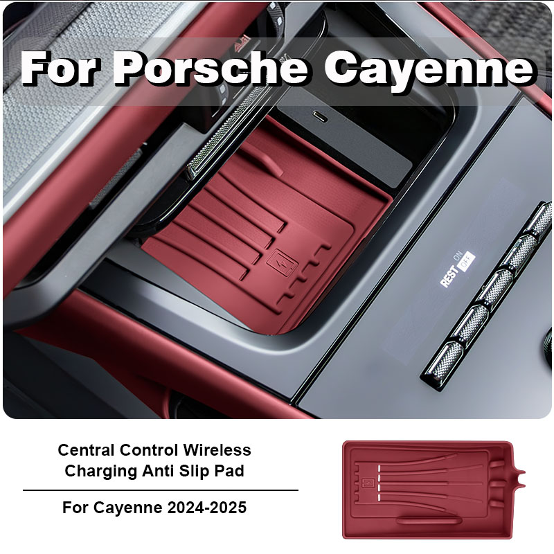 Wireless Charging Pad - Per Porsche Cayenne 2018-2025 Portabicchieri per