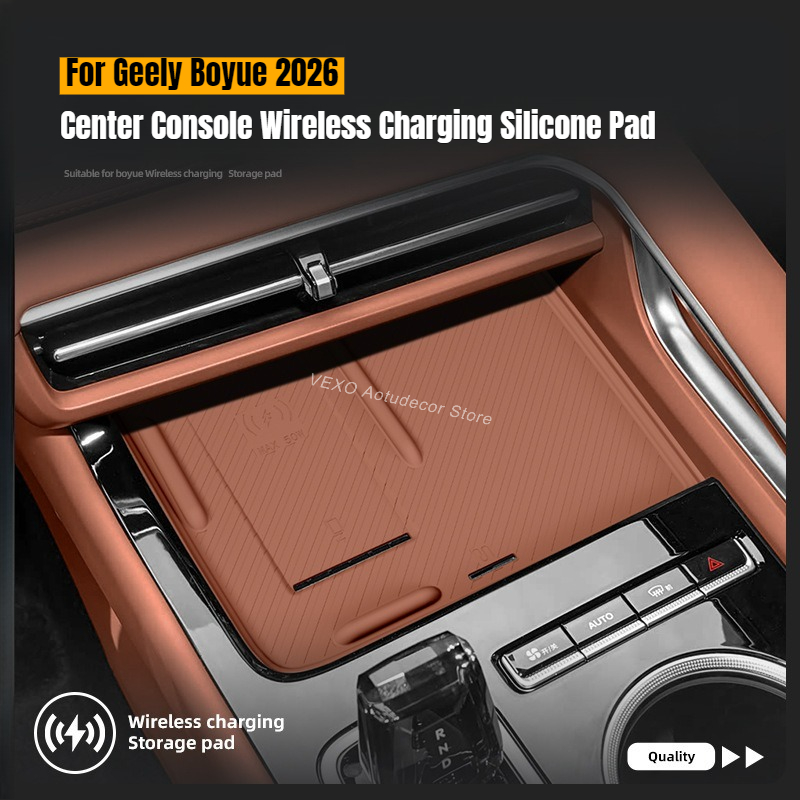 Wireless Charging Pad - Per Geely Boyue 2026: Tappetino in