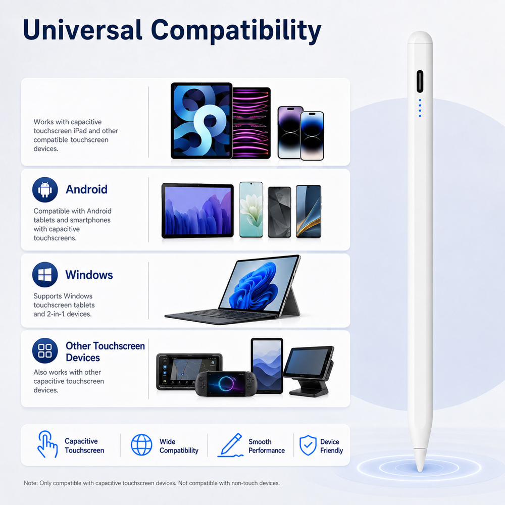 Penna stilo universale per And - Samsung Tablet Accessories Pen recensione e prezzo
